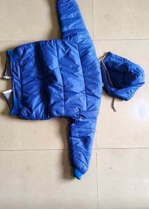 Kids Blue Padded Jacket