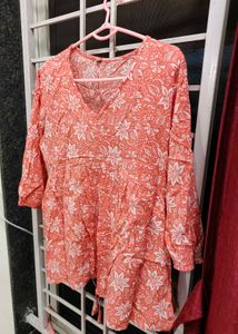 Boho Floral Print Kurta