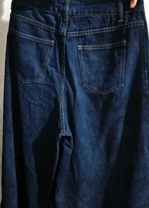 Wide Leg Denim Pants