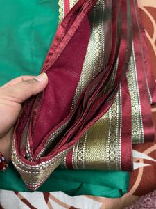 saree green colour