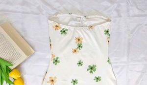 White Floral Strapless Maxi Dress
