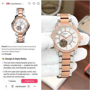 Fossil ME3058 is a stylish automatic watch from Ar