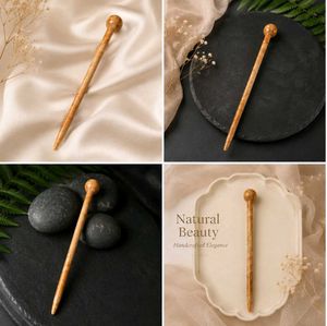Wooden Hair Stick for Elegant Updos