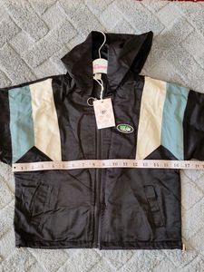 Stylish Colorblock Hooded Jacket
