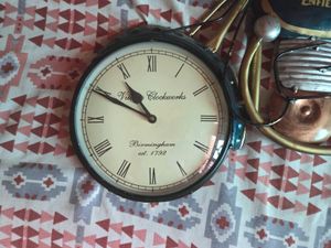Vintage Royal Enfield Motorcycle Clock