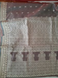 Coimbatore cotton silk with heavy thread pallu