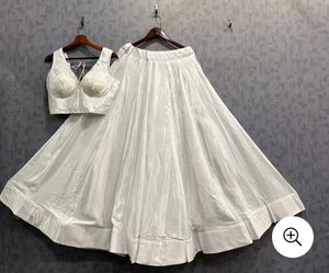 Elegant White Lehenga Choli Set