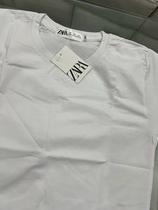 ZARA PLAIN WHITE TSHIRT XL SIZE