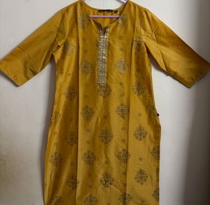 Elegant Yellow Kurta