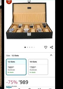 12 Slots Watch Organiser 🎁🆕