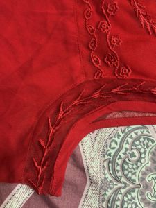 Red Indo-western Top