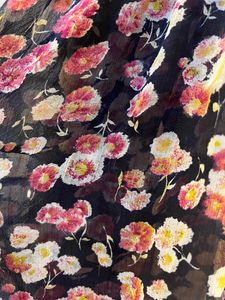Dark Blue Floral Print Tank Top