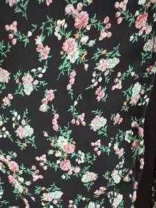 Floral Cold Shoulder Maxi Dress