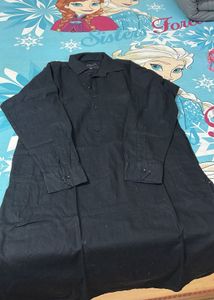 Black Color Men Kurta
