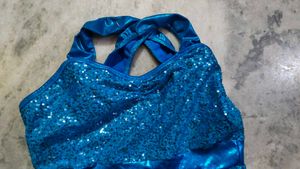 Sparkling Blue Sequin Dance Dress