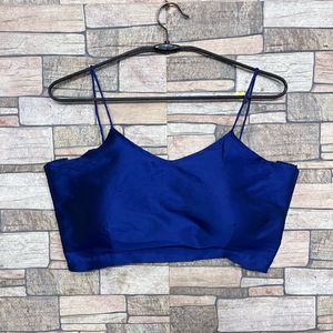 Blue polySilk Blouse