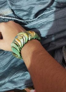 Unique Green Stone Bracelet