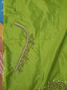 One Day Sale Maggam Work 1 Mtr Blouse Cloth