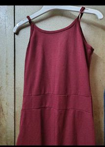 Maroon Spaghetti Strap Jumpsuit