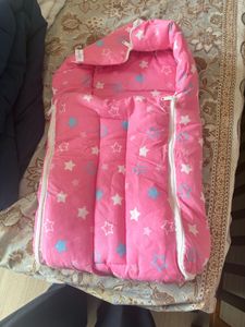 Cute Pink Star Print Baby Bunting Bag