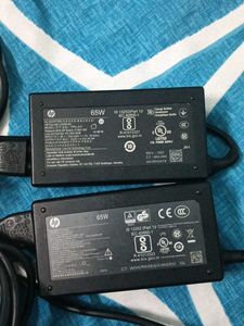 HP 65W New and original Laptop charger 2 piece