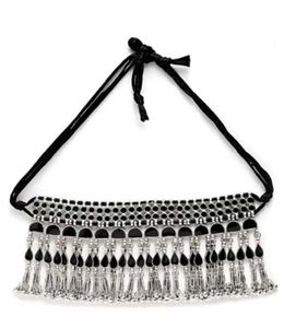 Boho Choker Necklace with Tassels