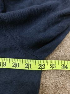 Navy Blue V-Neck Sweater