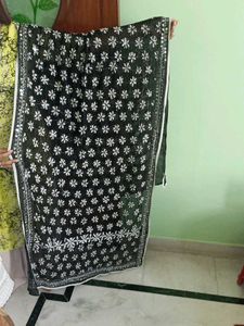 Black Embroidered Phulkari