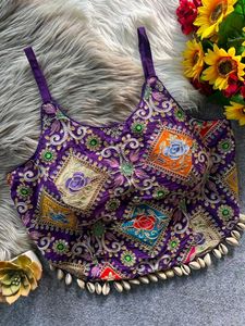 Vibrant Embroidered Ethnic Blouse