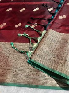 Soft Silk Allover Booti Saree