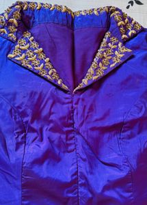 Elegant Royal Blue Saree