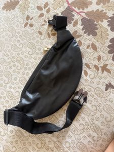Quilted Black Fanny bumbag