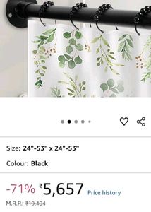 L-Shaped Shower Curtain Rod