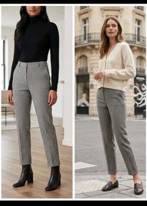 Houndstooth Pattern Pants