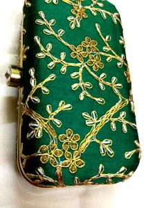 Embroidery Work Clutches