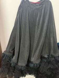 Elegant Black Embellished Gown