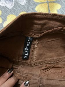 Brown Cargo Shorts