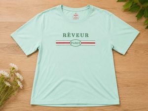 Mint Green Reveur Paris T-Shirt🤩✨