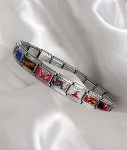 Spiderman Themed italian Charm Bracelet