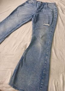 Light Wash Flare Jeans