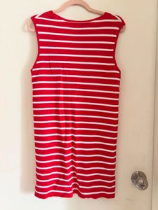Chic Striped Sleeveless Dress