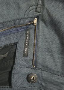 Men's Dark Blue Slim Fit Chinos