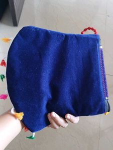 Embroidered Clutch Bag