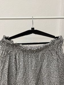 Off-Shoulder Floral Print Top