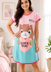 Cute Teddy Bear Night top