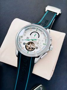 TAG Heuer Carrera.Black textured rubber strap for