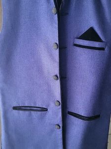Men's Blue Nehru Jacket