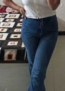 Blue Flare Jeans