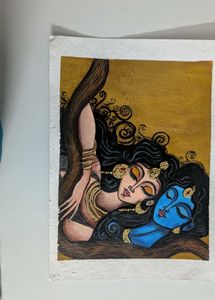Framed Radha Krishna Painting