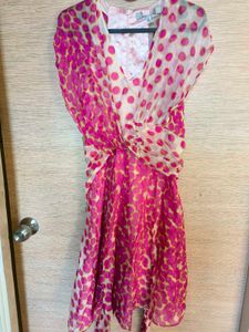 Polka Dot Silk Dress
